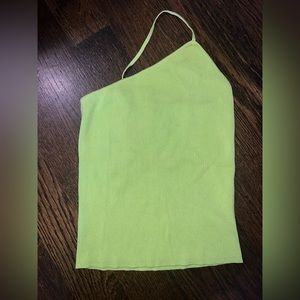Asymmetrical lime green tank